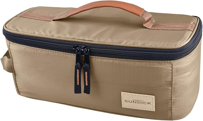 Azarxis Camping Cooking Utensils Organizer Bag Travel Storage Bag Portable Small Stuff Case for Storing Flatware Cutlery Digital Accessories Cosmetics Makeup Brushes