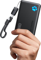 INIU Smallest 45W 20000mAh Power Bank with Built-in USB-C Cable & Ultra Slim 45W 10000mAh Power Bank Combo