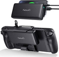 NEWQ 2-in-1 Steam Deck Battery Bank & Stand for Steam Deck/Steam Deck OLED, 20000mAh 65W PD3.0 Fast Charging Power Bank, Steam Deck Accessories, with Dual USB C Cables（Not Suitable for Case） NQ-SD-02