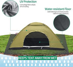 Sutekus Tent Camouflage Patterns Camping Tent Backpacking Tent for Camping Hiking 【Outdoor Equipment】