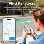 [2026 New] Wallet Tracker Card for Apple Find My (iOS Only) - Ultra Slim Rechargeable Bluetooth Tracker, IP68 Waterproof Smart Finder & Item Locator for Keys, Wallet, Bags, Luggage Tags（1- Pack）
