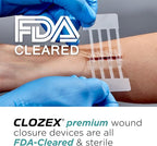 Clozex Pediatric Laceration Closures - Repair Wounds Without Stitches, FSA HSA Eligible Skin Closure Device for 3 Individual Wounds Or Combine for Total Length of 2 3/8 Inches