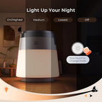 Wireless Charger 3 in 1, Magnetic Wireless Charger Stand with Night Light, 360° Rotation Portable Travel Charging Station Multiple Devices for iPhone 17/16/15/14/13/12, Apple Watch, AirPods Pro 3