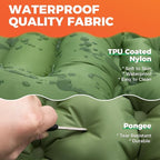 KingCamp Sleeping Pad for Camping, Ultralight Connectable Inflatable Sleeping Pad Camping Mattress with 6.3" Built-in Pillow & Foot Pump for Backpacking Hiking Tent Cot