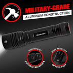 GearLight S2000 LED Flashlight High Lumens - Super Bright, Powerful, Mid-Size Tactical Flashlight for Outdoor Activity & Emergency Use - S2000-1 Pack, (Batteries Not Included)