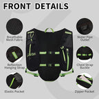 Running Vest for Women Men Lightweight Hydration Backpack Pack with 1.5L Water Bladder Bag Hydro Daypack for Hiking,Trail,Skiing,Camping,Cycling,Race,Marathon