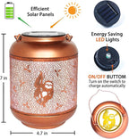 2 Pack Sloth Solar Lanterns Outdoor Waterproof Hanging Solar Lights Sloth Gifts for Women Men Mom Metal Decorative LED Outdoor Lanterns for Patio, Lawn, Landscape, Garden Decor, Yard Decorations