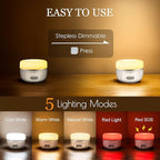 Sinvitron LED Camping Lantern Rechargeable with Remote Control - 1000LM 150H Runtime Tent Light, 5200mAh Water-Resistant Emergency Light for Hurricane Power Outages, Hiking Home