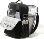 Baggallini Everyday Laptop Backpack - 11x15.5 Lightweight Water-Repellent Nylon Travel Bag w/Padded Laptop Sleeve & RFID