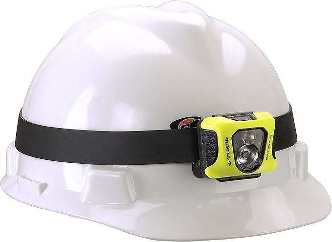 Streamlight 61421 Enduro Pro 200-Lumen LED Headlamp with Elastic Head Strap, Box, Yellow