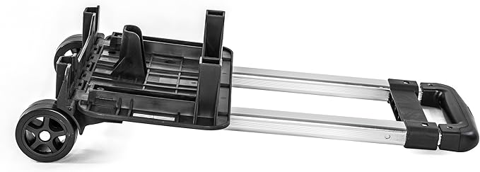 SSE Folding Compact Lightweight Premium Durable Luggage Cart - Travel Trolley with Bungee Cord