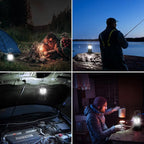 Lepro LED Camping Lanterns Battery Powered, Collapsible, IPX4 Water Resistant, Outdoor Portable Lights for Emergency, Hurricane, Storms and Outages