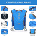 INOXTO Running Hydration Vest Backpack,Lightweight Insulated Pack with 1.5L Water Bladder Bag Daypack for Hiking Trail Running Cycling Race Marathon for Women Men