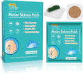40ct Motion Sickness Patches Non Drowsy – Sea Sickness Patches for Cruise, Car, Airplane, and Other Travel – Waterproof Patch Hidden Behind Ear – Effect Lasts 72 Hours