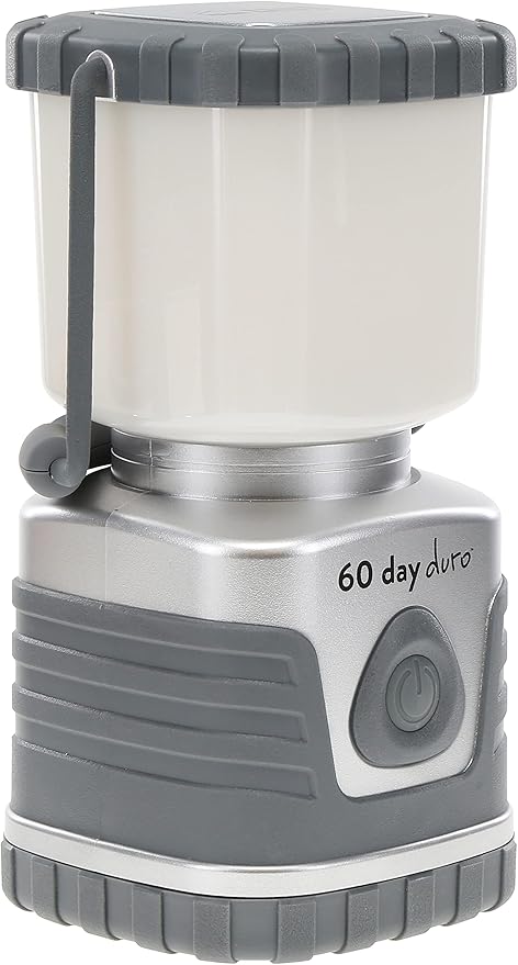 ust 60-DAY Duro LED Portable 1200 Lumen Lantern with Lifetime LED Bulbs and Hook for Camping, Hiking, Emergency and Outdoor Survival