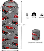 Axolotl Unicorn Sleeping Bag for Kids Boys Girls–Lightweight Warm Cold Weather Sleeping Bags,Waterproof Portable Sleeping Bag with Compression Sack for Camping Backpacking Outdoor Indoor