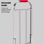 Heavy Duty Folding Hand Truck Luggage Cart & Sack Truck Versatile Shopping Trolley for Household & Camping Portable Transportation Equipment (Size: 58 90x28x26cm)
