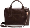 Nordweg Nomad Leather Briefcase NW080A – Leather Bag for Work & Travel – Fits 15.6” Laptop – Minimalist, Durable, Elegant