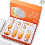 O'KADY Skincare Sets & Vitamin C ,Face Care Set for Women,Day & Night Skincare Gift with Cleanser, Toner, Serum, Eye Cream, Moisturizing Cream,Night Cream for Women Teen Girls Birthday(6 Pcs)