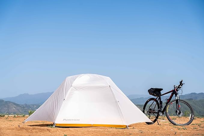 Wander Hawk 2-Person Backpacking Tent, Lightweight 2 Person Tent for Bikepacking Backpacking Camping & Hiking