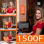 Supa Ant Emergency Fire Blanket for Home and Kitchen - 10 Pack 1500F High Visibility (Glow in The Dark) Smother Kitchen Fire Blanket - CE Certified Hero Fire Blankets Emergency for Home (47in)