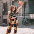 Farsea Insulated Water Bottle With Paracord Handle, Protective Boot and 2 Lids (Straw Lid & Spout Lid), Stainless Steel Water Bottle Wide Mouth, Double Wall Sweat-Proof BPA-Free, 24 oz