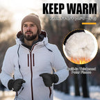 Pixel Panda Winter Gloves for Men Women Warm Touchscreen Gloves for Cold Weather Thin Water-Resistant Windproof Non-Slip Gloves for Cycling, Driving, Running, Hiking