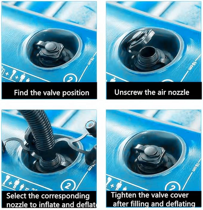 Inflatable Boat Air Valve,2PCS Inflatable Boat Replacement Caps Boat Spiral Air Plugs 0ne-Way Inflation Replacement for Inflatable Raft Boat Kayak(22mm)