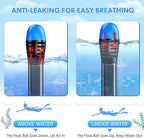 Full Face Snorkel Mask for Adults Teen, Snorkeling Gear with Detachable Camera Mount,Panoramic 180° View, Anti-Fog Anti-Leak Snorkling Set for Man and Women