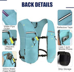 Running Vest for Women & Men, Lightweight 150g Hydration Backpack, 6L Pack for Trail Running, Marathon, Hiking, Cycling, Jogging, Adjustable Fit