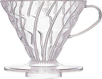 HARIO V60 Plastic Coffee Dripper, Size 02, Clear