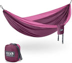 ENO DoubleNest Hammock - Lightweight, Portable, 1 to 2 Person Hammock - for Camping, Hiking, Backpacking, Travel, a Festival, or The Beach - Plum/Berry