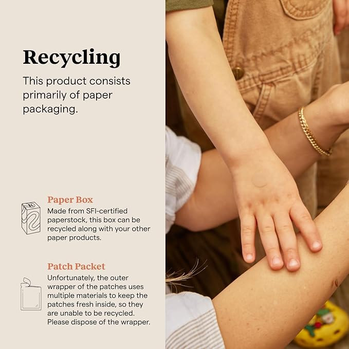 Kinfield Bug Bite Remedy Relief Patches - Hydrocolloid Skin Soothers Against Itch and Irritation - Cruelty, and Paraben Free - Vegan After Bite Treatment - 30 x Patches