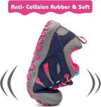 Mishansha Boy's Girl's Hiking Shoes Low Top Sneakers Outdoor Trekking Walking Climbing Running Shoes