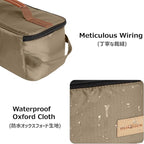 Azarxis Camping Cooking Utensils Organizer Bag Travel Storage Bag Portable Small Stuff Case for Storing Flatware Cutlery Digital Accessories Cosmetics Makeup Brushes