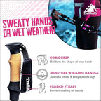 Hiking Trekking Poles, 2 Pack Lightweight, Collapsible Trekking Poles for Snowshoe & Backpacking Gear, Walking Sticks for Hiking, 7075 Aluminum with Cork Grip