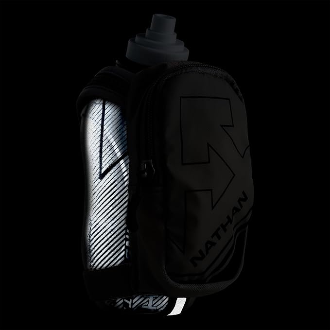 Nathan SpeedDraw Plus Insulated Handheld Water Bottle – Grip-Free Running Flask for Runners, Hiking, and Sports