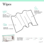 Attn: Grace Flushable Wet Wipes for Women (60 Ct) - Cleanse and Refresh with Aloe Vera and Coconut Oil/Soft & Natural Ingredients Soothe Sensitive Skin