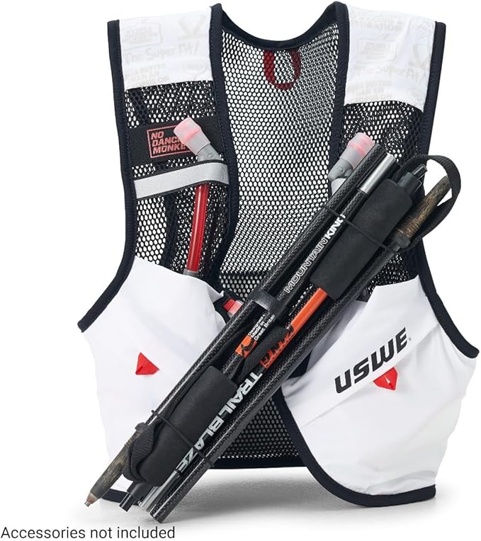 USWE Pace - Running Vest Hydration Pack with 2 x 500ml UltraFlask, Backpack for Men and Women