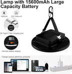 16500mAh 3000LM 4Color Flashlight Portable LED Camping Lantern Rechargeable Light 60W with Magnet, IP65 Waterproof Tent Light Power Failure Emergency Survival Kits (60W Pro)