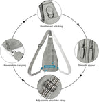 CLUCI Crossbody Bags for Women Men,Leather Sling Bag Cross Body Backpack for Woman Gifts for Women Birthday Unique