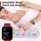 Fitpolo Smart Watch for Women,1.8” Touchscreen, Bluetooth Call, Alexa Built-in,24/7 Heart Rate SpO2 Monitor,Step Counting,Sleep Tracking, IP68 Waterproof Fitness Tracker Watch for Android iPhone