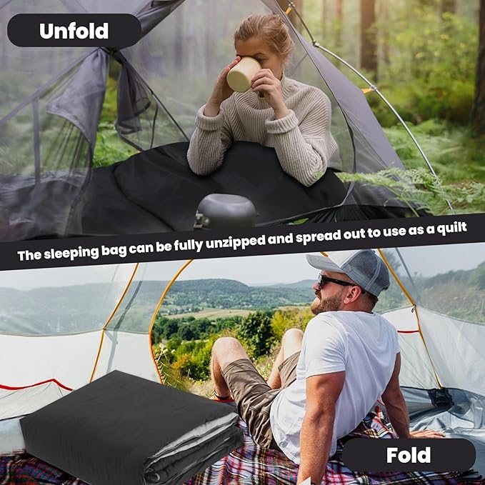 WILDROOTS Outdoor Camping Sleeping Bags for Hiking, Hunting, Travel