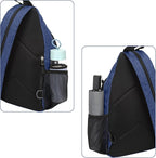 MOSISO Sling Backpack Travel Hiking Daypack, Crossbody Convertible Sling Bag with Front Pocket One Shoulder Chest Bag