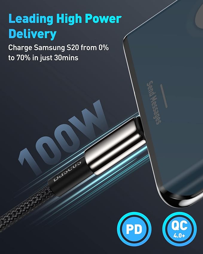 Baseus 100W USB Cable & Qi2.2 25W Magsafe Portable Charger Power Bank 10000mAh 45W
