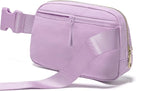 Gitus Initial Belt Bag Fanny Pack Crossbody Bag for Girls Birthday Gifts Age 8-10 Teen Girl Gifts Trend Stuff Personalized Letter Gifts for Daughter Sister (Lavender-I)