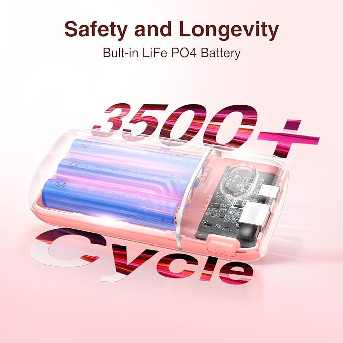 MARBERO Fast Charging Power Bank 10000mAh Phone Battery Pack Backup 18W Portable Battery Charger 5V/3A Travel-Reday Portable Charger Compatible with iPhone iPad Sumsung Galaxy Google etc