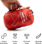 KAMMOK Kuhli Ultralight | Versatile Weather Shelter, (Waterproof, Durable, Portable, Camping Tarp, Hammock Tarp, Rain Cover), Moss Green