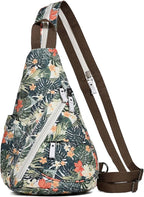 KL928 Canvas Sling Bag - Small Crossbody Backpack Shoulder Casual Daypack Rucksack for Men Women
