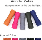 10-Pack Professional Outdoor Mini Flashlights Set, Super Bright 100 Lumen LED Flashlights, Small Flashlights Pack with 30-Piece AAA Dry Batteries Included